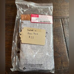 Brand new Thirty one phone pouch with strap